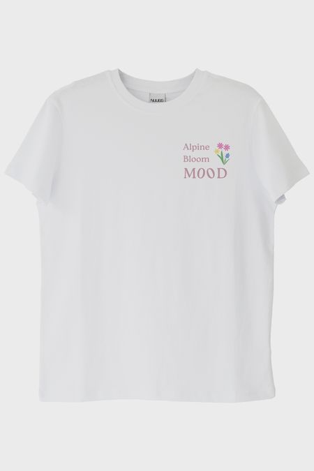 Alpine Bloom Mood Beyaz Tişört
