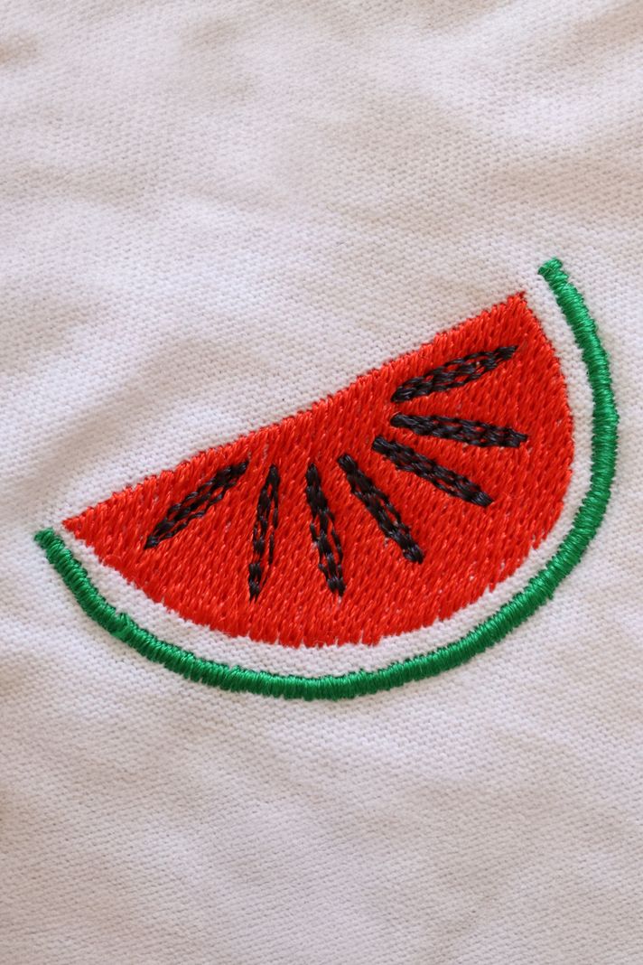 Karpuz Desenli Nakış Tişört