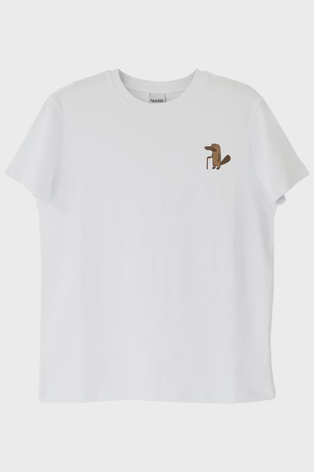 Yaşlı Ornitorenk Beyaz Tişört