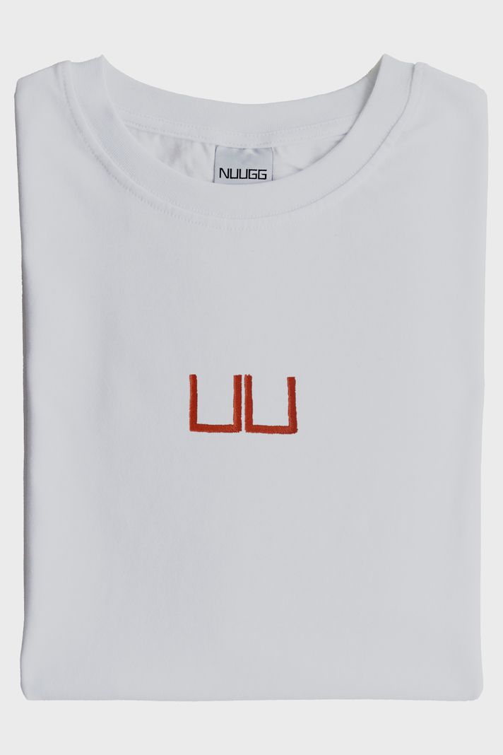 Turuncu UU Logo nakışlı Tişört