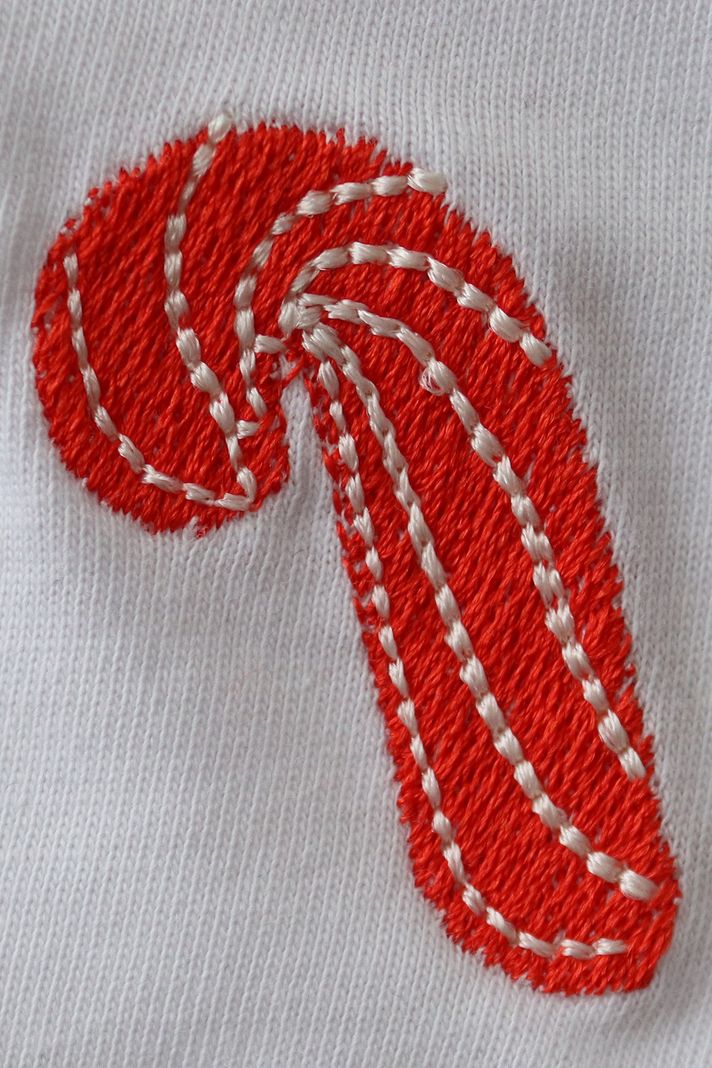 Candy Cane Beyaz Tişört