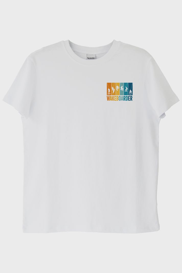 Wakeboarder Beyaz Tişört