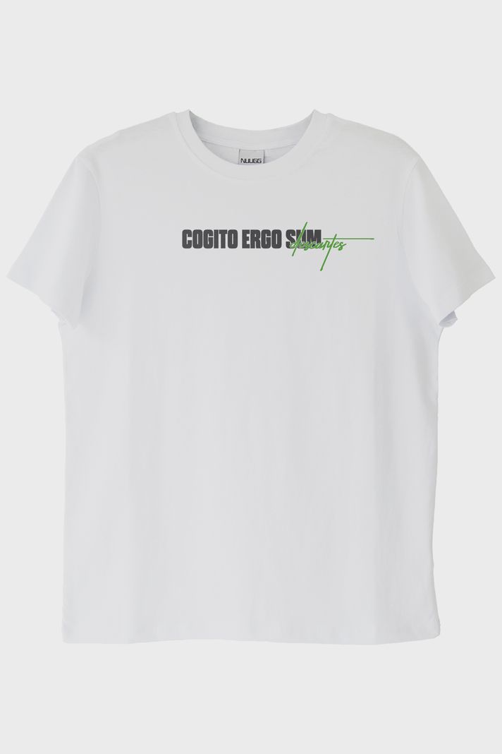 Cogito Ergo Sum Descartes Beyaz Tişört