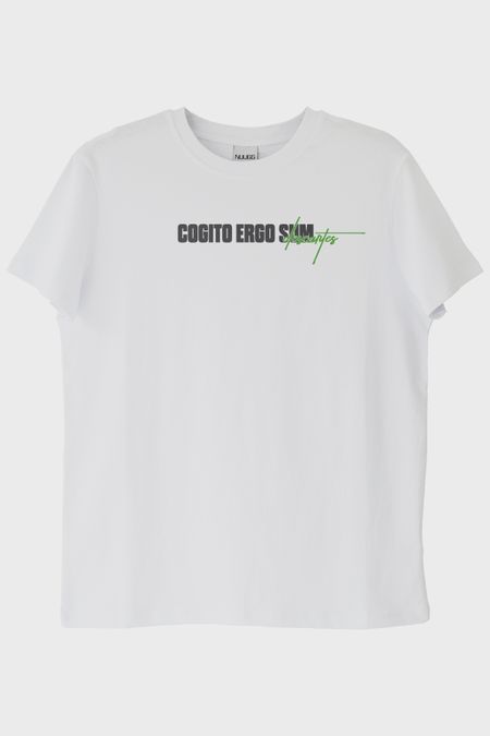 Cogito Ergo Sum Descartes Beyaz Tişört