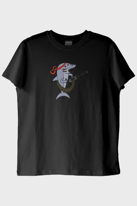 Su Altı Komandosu Siyah Tişört