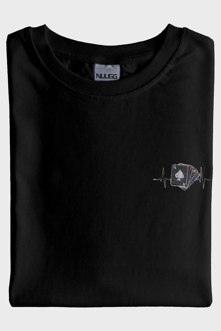 Kart Ritmi Siyah Tişört