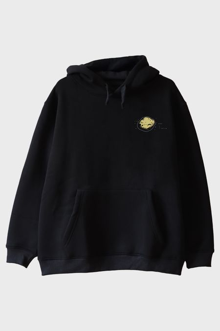 Astroid Siyah Hoodie