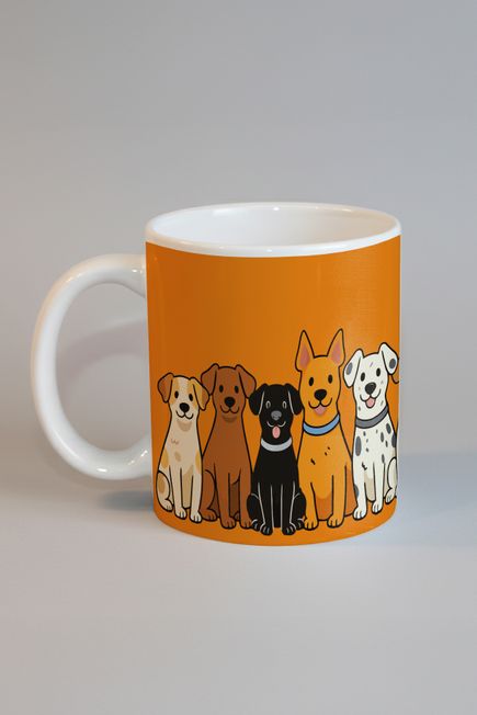 Sevimli Köpekler Kupa