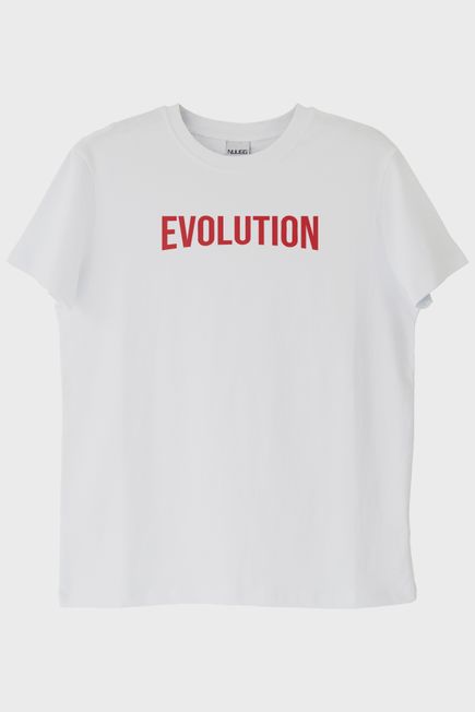 Evolution Beyaz Tişört