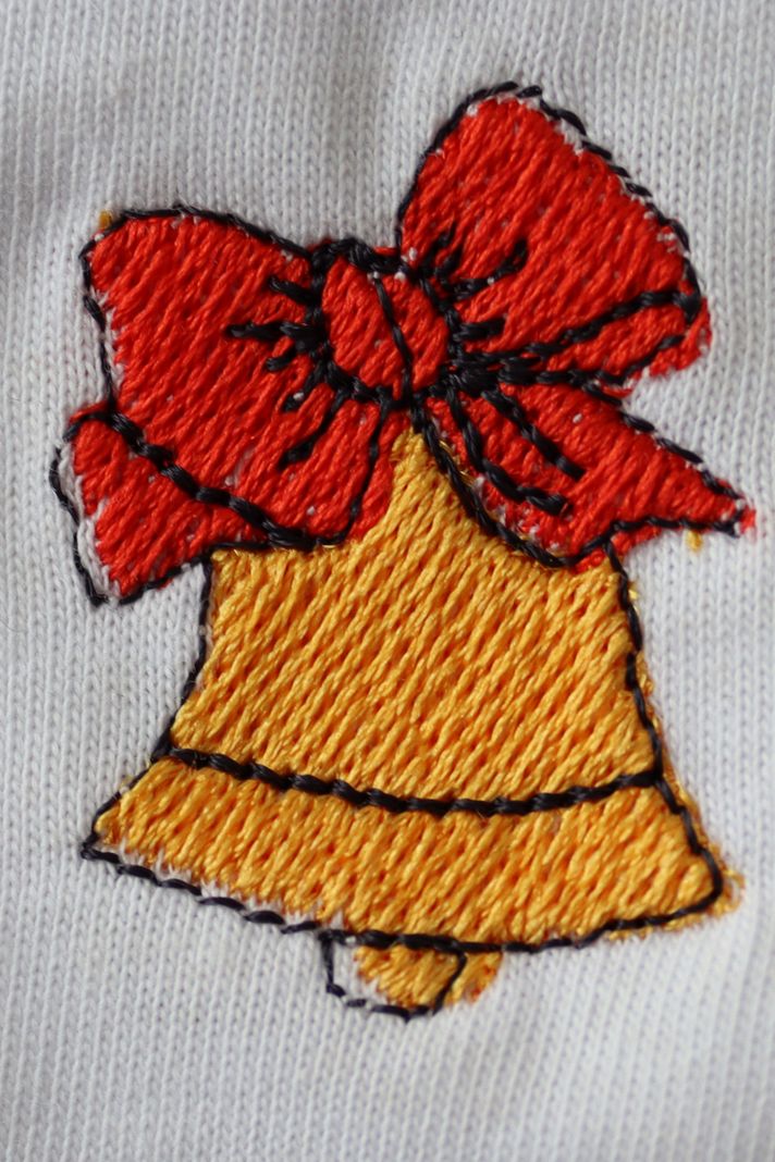 Noel Süsü Beyaz Tişört