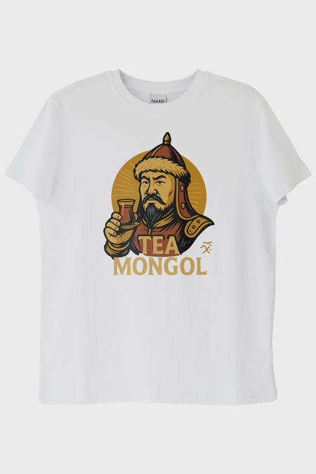 Çay Mongol Beyaz Tişört
