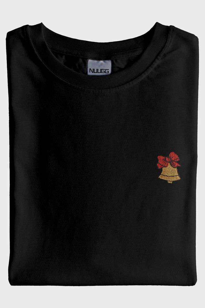 Noel Süsü Siyah Tişört