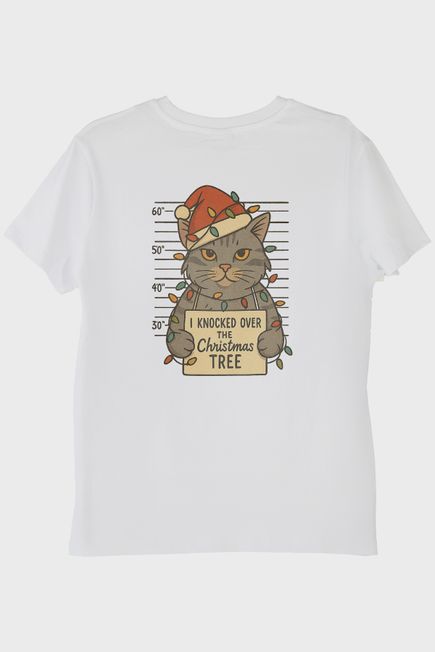 I Knocked the Tree Beyaz Tişört