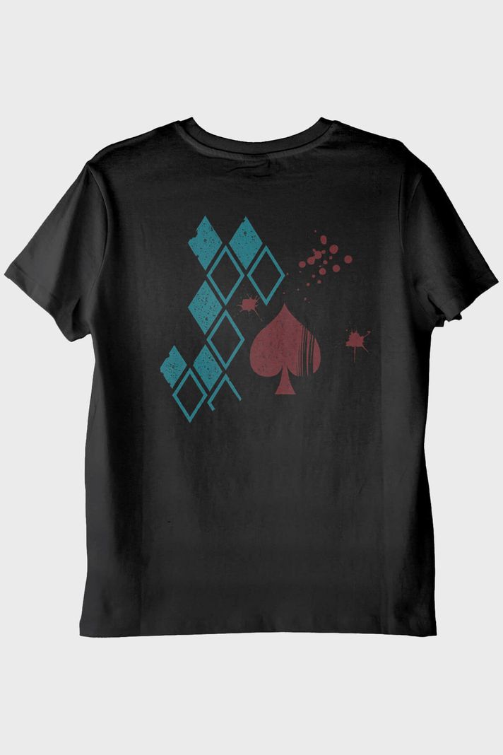 Şans ve Kaos Siyah Tişört