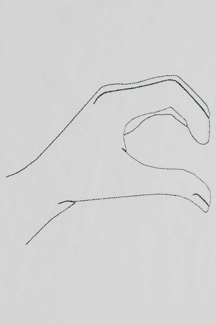 Kalp Eller Desenli Çift Kombini Tişört