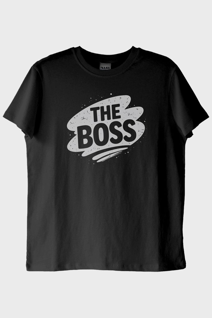The Boss Siyah Tişört