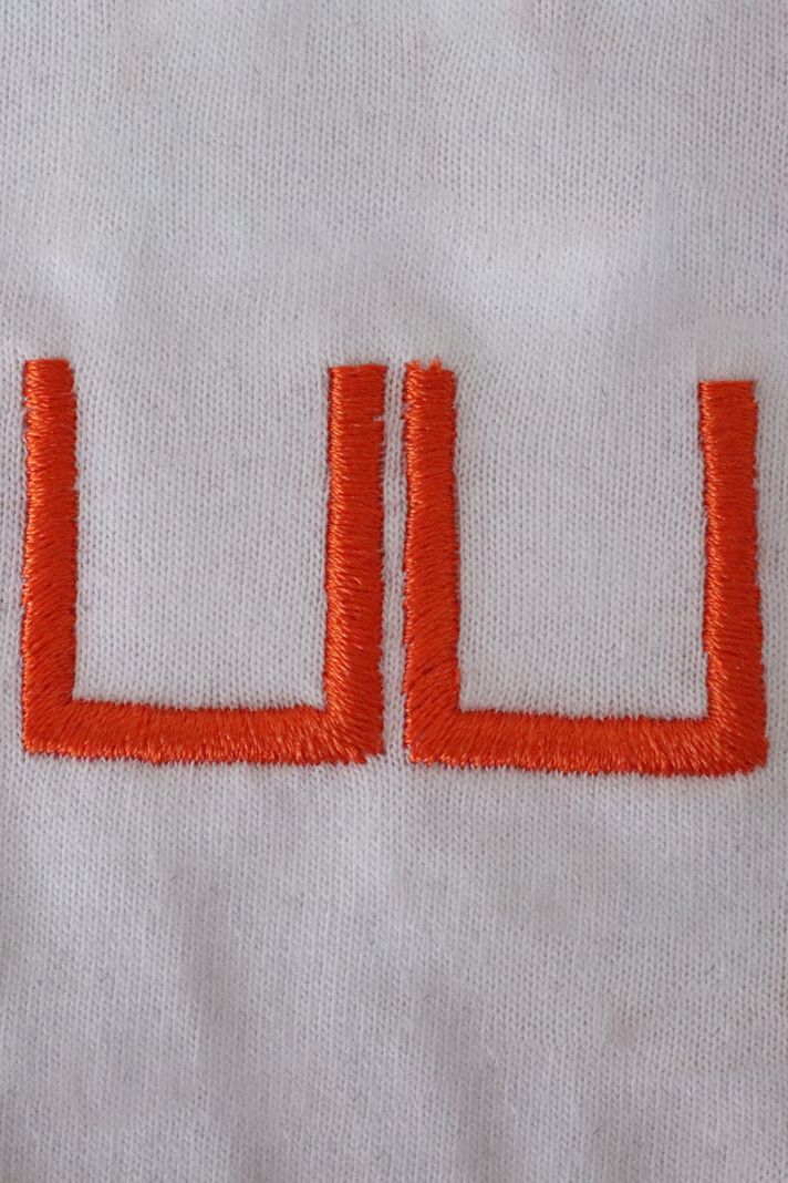 Turuncu UU Logo nakışlı Tişört