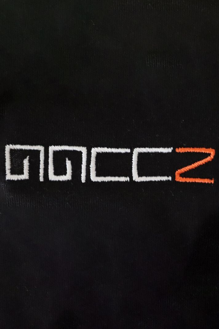 GGCCZ Logolu Nakışlı Bisiklet Yaka Sweatshirt