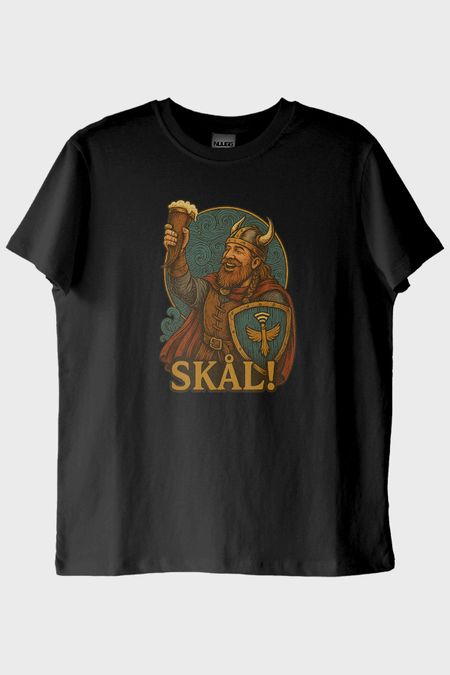 Viking Kutlaması Siyah Tişört