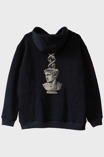 Düşüncenin DNA'sı Siyah Hoodie