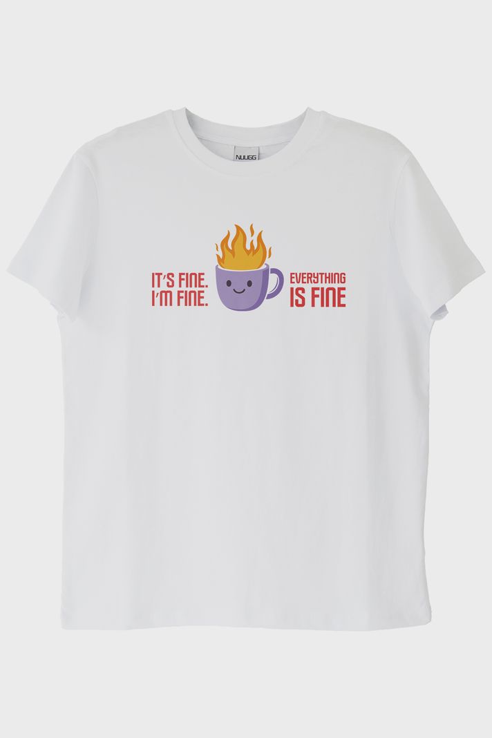 Im Fine Mizahi Beyaz Tişört