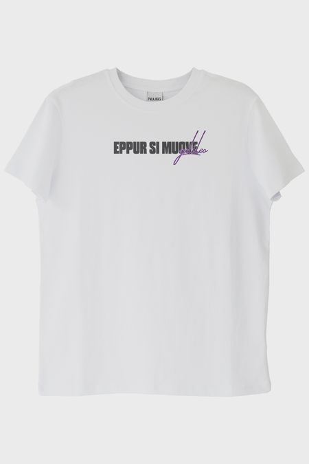 Eppur Si Muove Beyaz Tişört