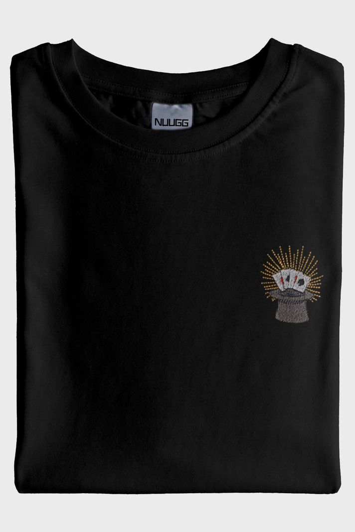 İllüzyon Kristal Küre Siyah Tişört