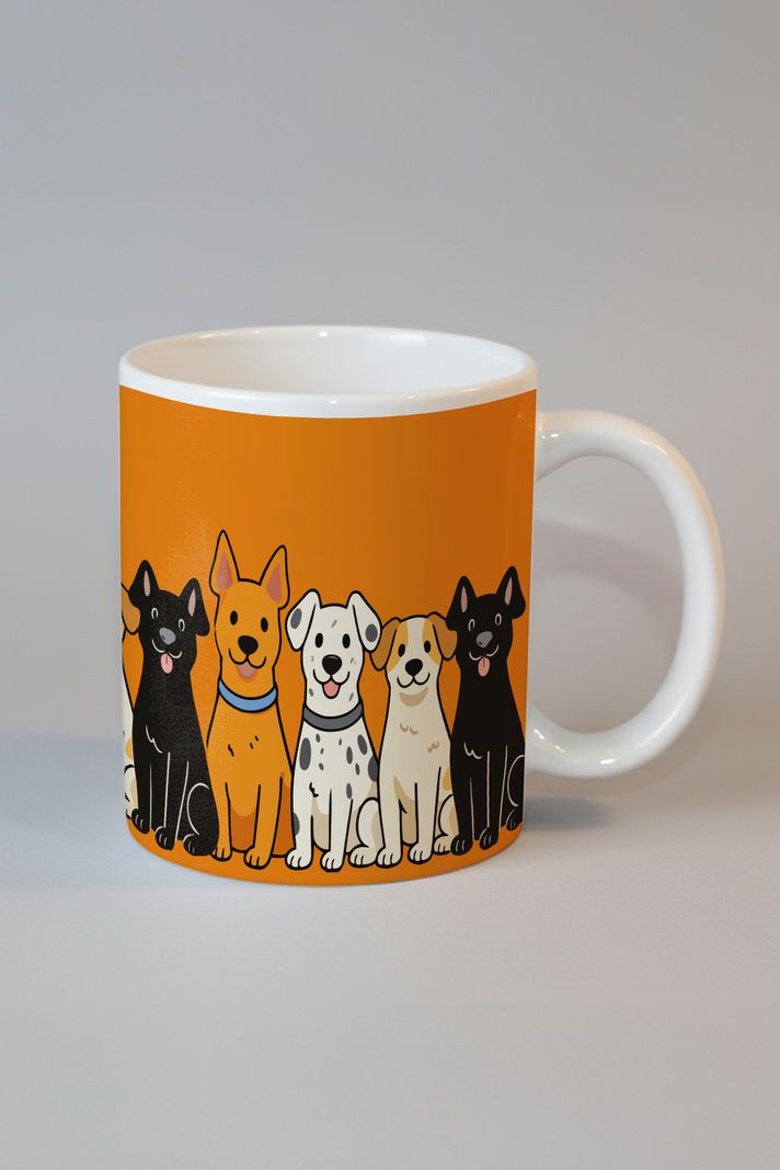 Sevimli Köpekler Kupa