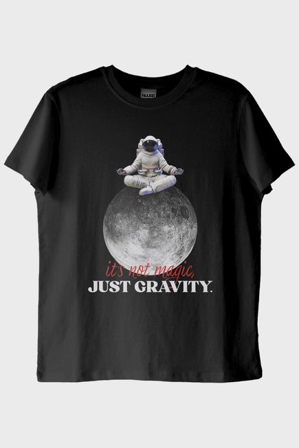 Just Gravity Siyah Tişört