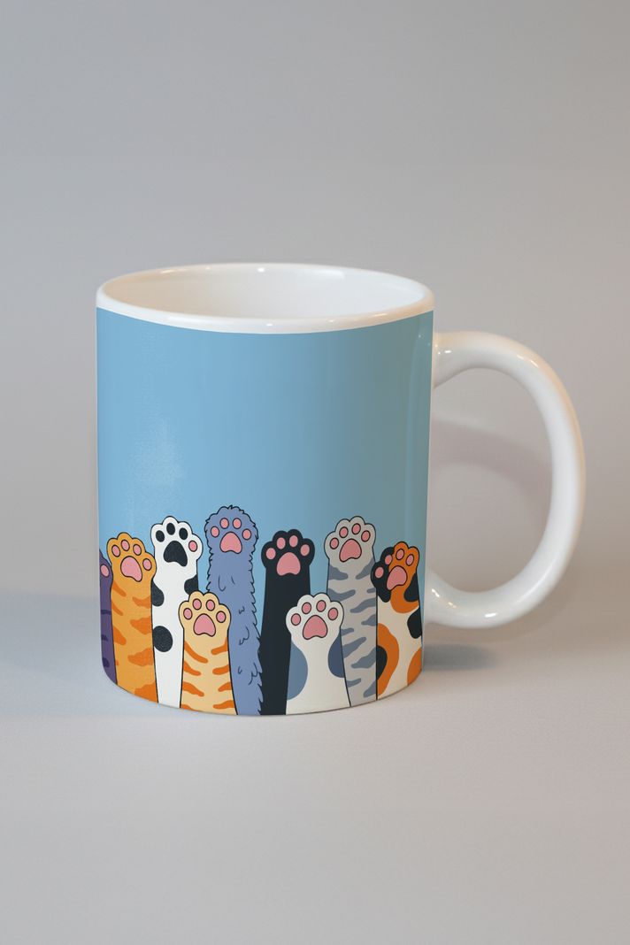 Sevimli Kedi Patileri Kupa