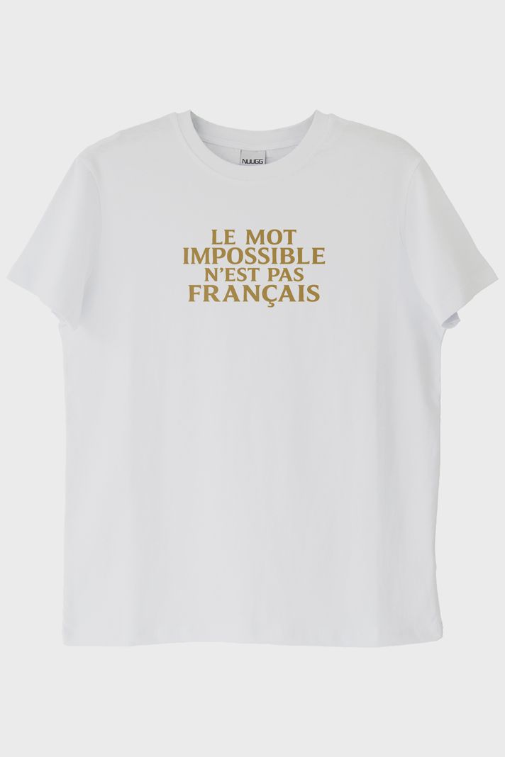 Napoleon Alıntısı Beyaz Tişört