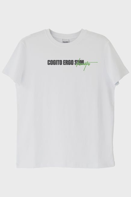 Cogito Ergo Sum Descartes Beyaz Tişört