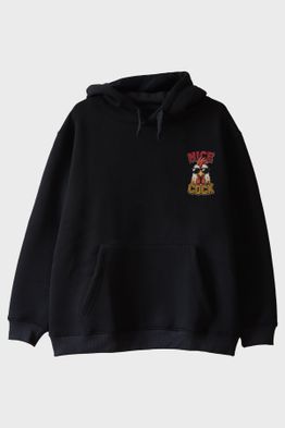Nice Cock Siyah Hoodie