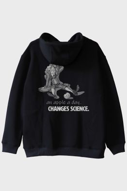Newton's Happy Apple Siyah Hoodie