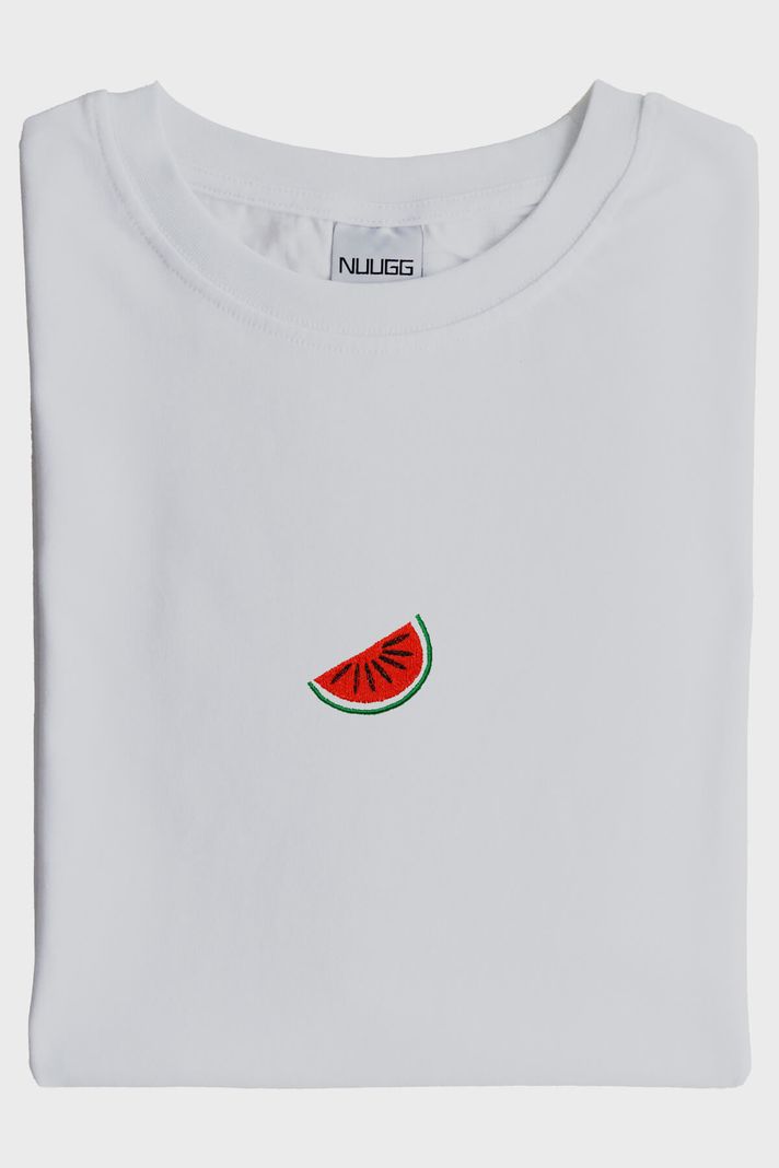 Karpuz Desenli Nakış Tişört