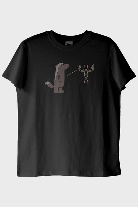 Bal Porsuğu DNA Siyah Tişört