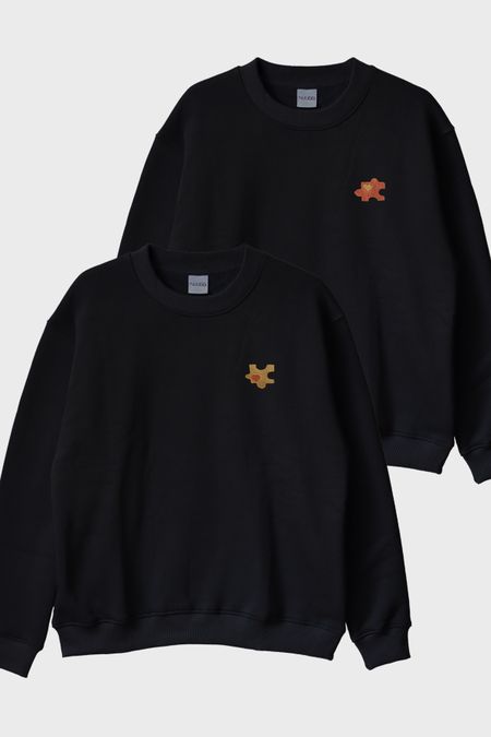 Puzzle Parçalı Çift Kombin Tişörtü - Sevgililer Günü Hediyesi