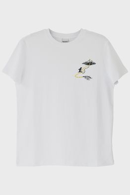 Rota Dışı Beyaz Tişört