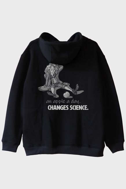 Newton's Happy Apple Siyah Hoodie