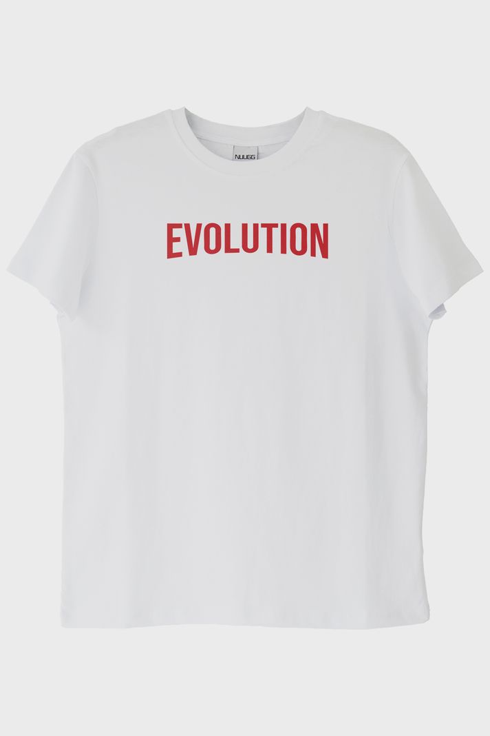 Evolution Beyaz Tişört