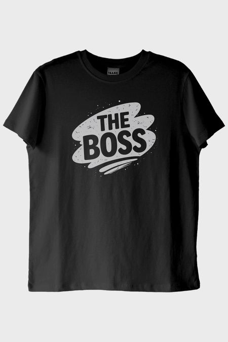 The Boss Siyah Tişört