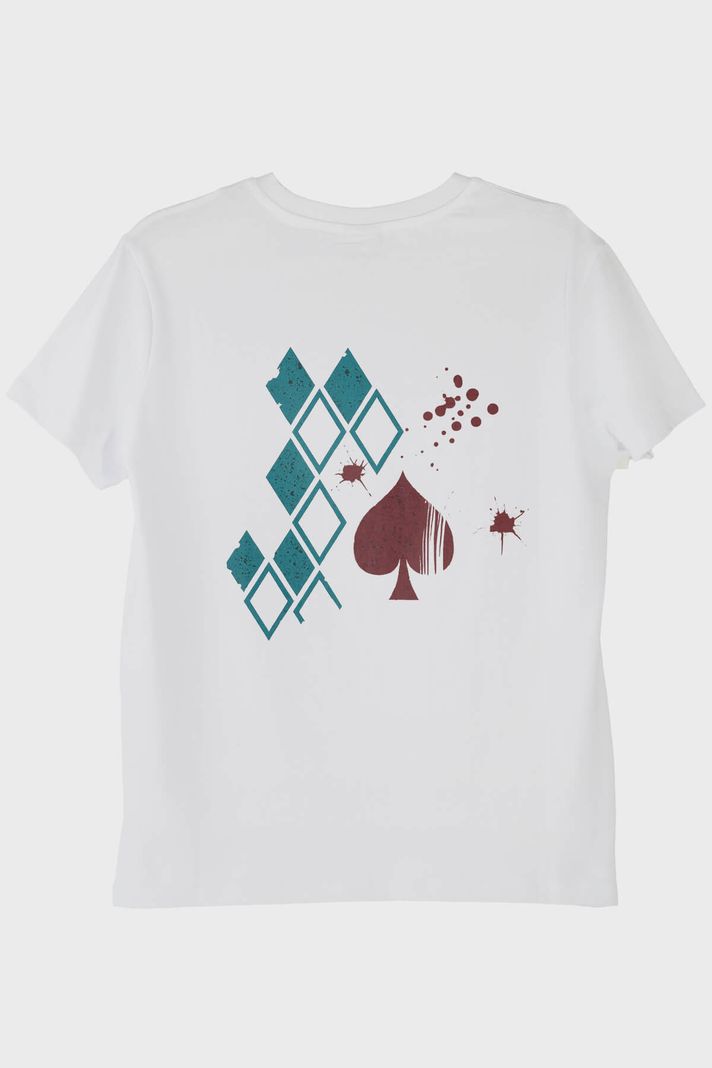 Şans ve Kaos Beyaz Tişört