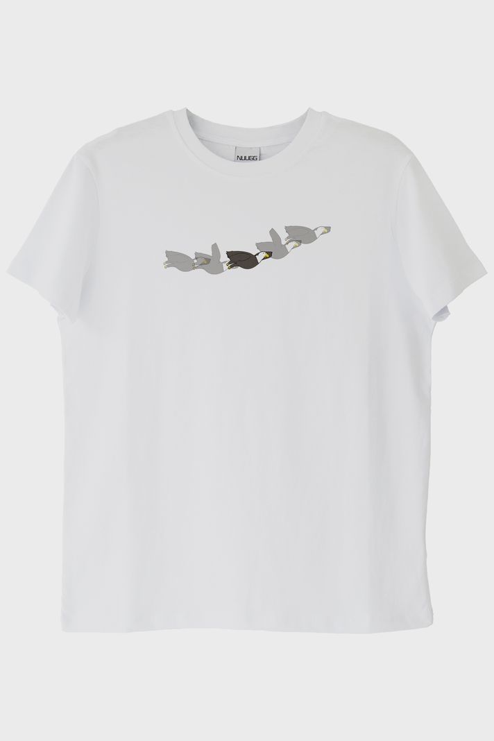 Kartal Uçuşu Beyaz Tişört