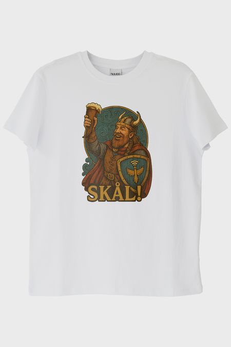 Viking Kutlaması Beyaz Tişört