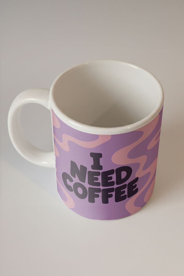 I Need Coffee Kupa - 2. görsel