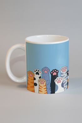 Sevimli Kedi Patileri Kupa