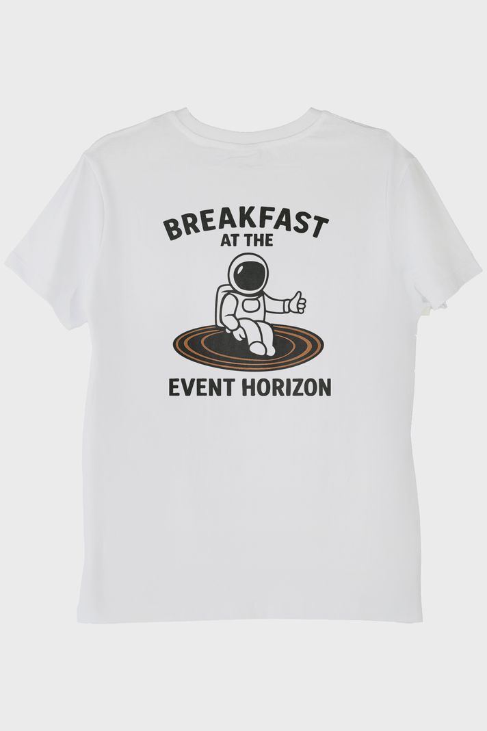 Event Horizon Astronot Beyaz Tişört