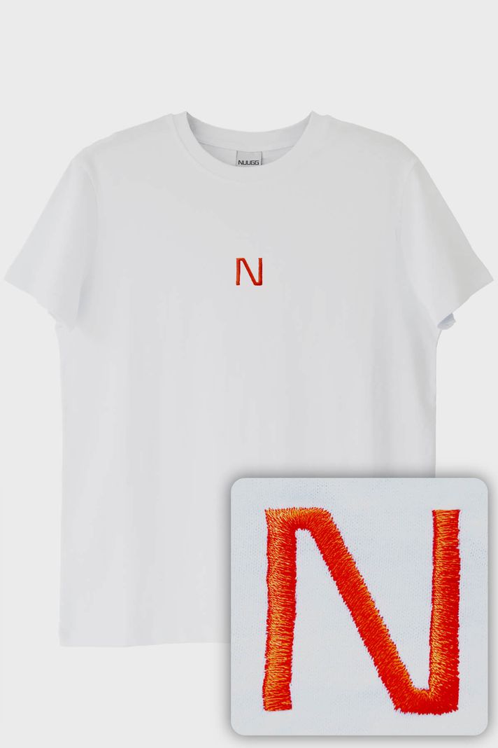 N Logolu Nakışlı T-shirt