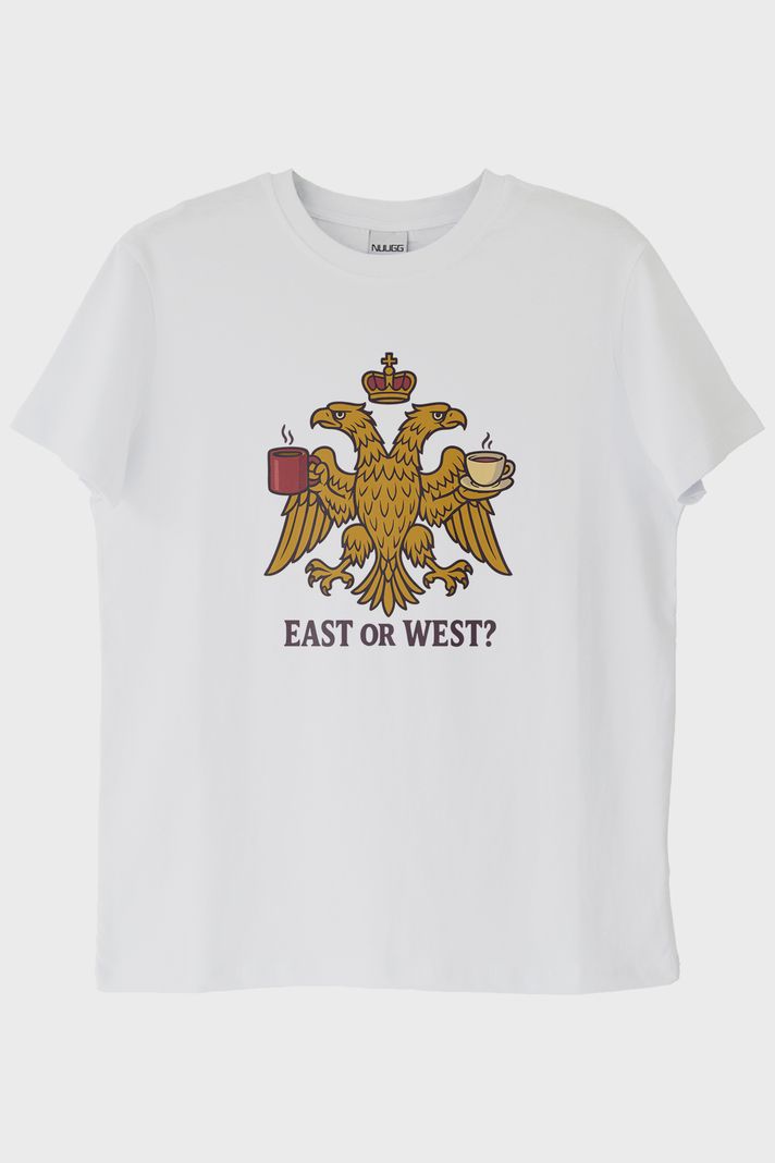 Doğu Batı Seçimi Beyaz Tişört