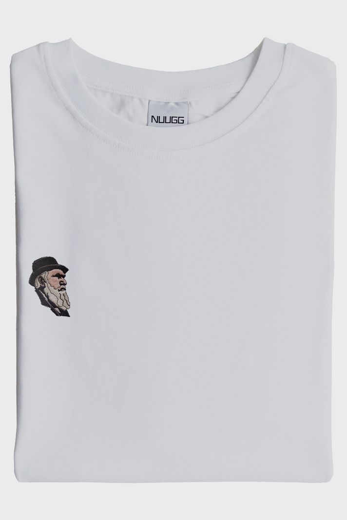 Charles Darwin Desenli Nakış Tişört - Evrim Ağacı Temalı